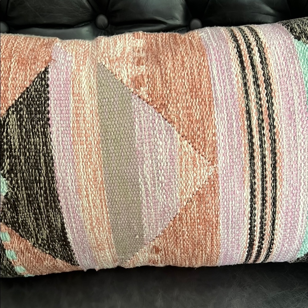 World Market Boho Geometric Patterned Throw Pillow - Picture 3 of 5